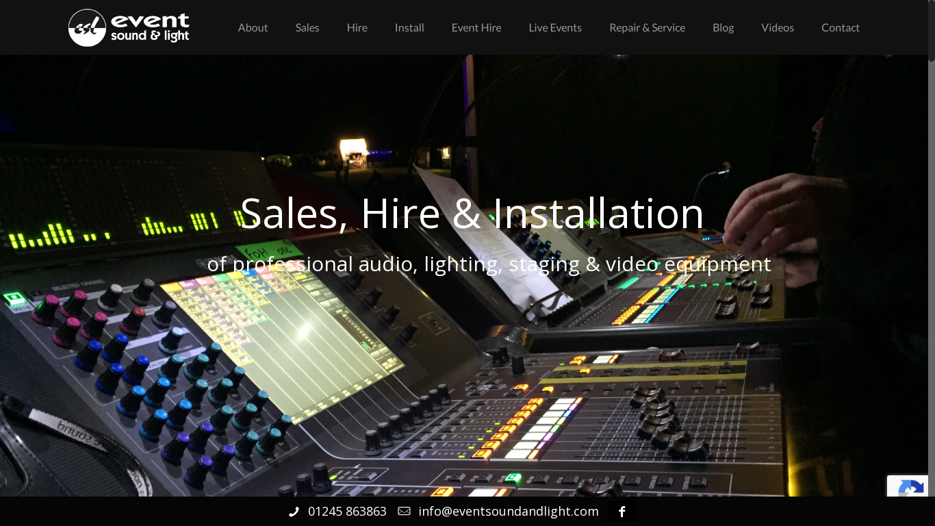Event Sound & Light Ltd – Sales, Hire & Installation