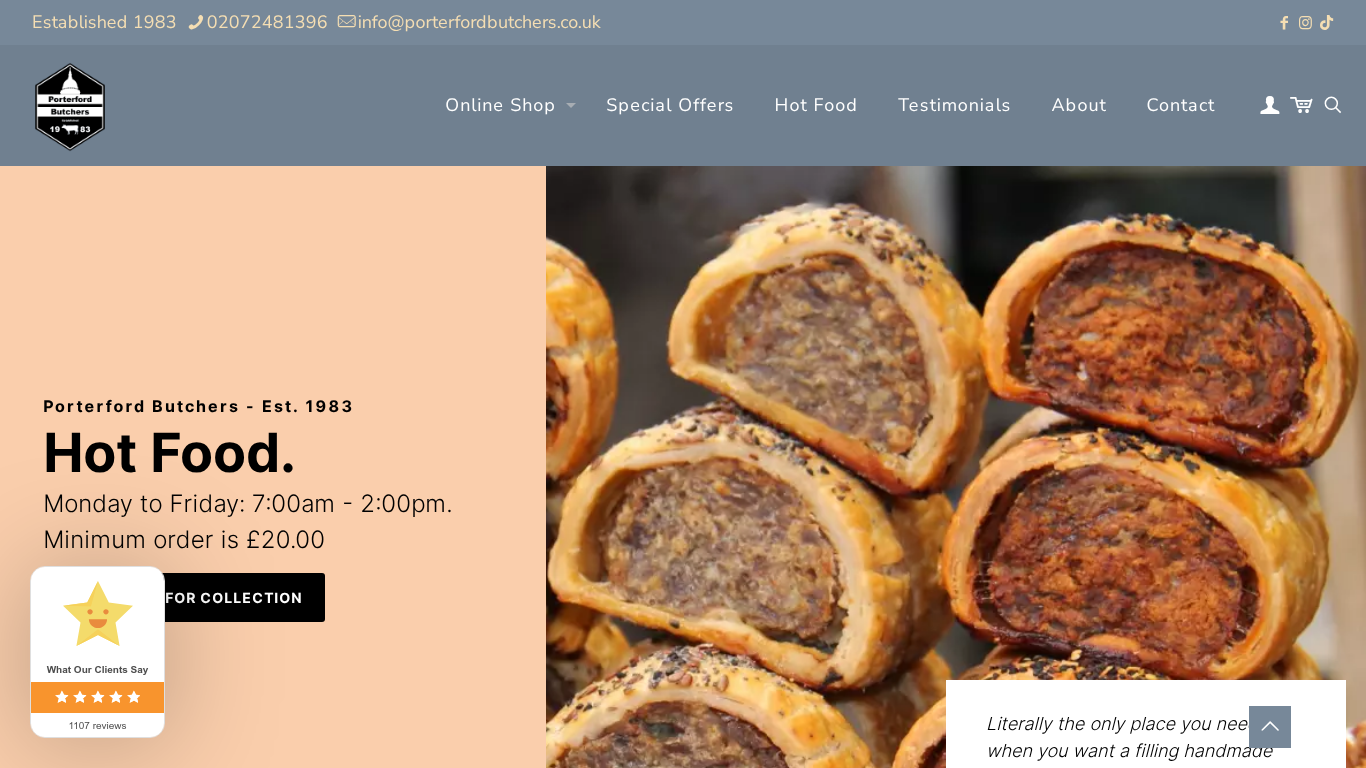 PorterfordButchersWebsite